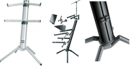 KONIG & MEYER 18860 KEYBOARD STAND SPIDER PRO 18860-000-30 - ANODIZED ALUMINUM