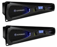 2x Crown XLS1002 Two-channel Class D Power Amplifier 350W at 4-Ohms, 2400W at 4-Ohms bridged