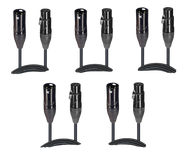 ProX XC-MIC15 High-Performance 15-Ft XLR Microphone Cables 5-Pack Bundle