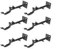 6x ProX XT-TC5LEDPABLK 10-13" LED Wall Mounting Plate to Extension 2" Pole Truss Clamp for Ground Stacking & Hanging