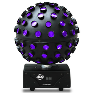 ADJ Starburst LED Mirror Ball Effect RGBWA+UV DMX Light for Events