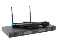 ADJ WM219 Wireless Microphone System Dual UHF Handheld Mics for Live Sound