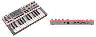 Akai MPK Mini IV White Portable MIDI Keyboard Controller for Beat Making