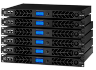 CVR Audio DSP-1002 Black Professional Power Amplifier 1000 Watts 4-chennel 8-Ohms