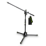 Gravity MS 4221 B Short Microphone Stand W/Folding Base &2-Point Adjustment Boom