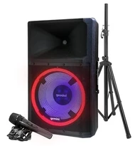 Gemini GSP-L2200PK 15" Woofer with 2" Voice Coil Bluetooth Speaker With LED Lights