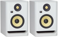 2x KRK RP7G4WN-NA Rokit 7 Active Generation-4 7" Powered Studio Monitor 2 Way White