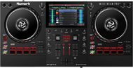 Numark Mixstream Pro+ DJ Controller For Amazon Music, Serato & Virtual DJ w/ Mixer, Touchscreen, WiFi, Speaker