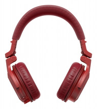 Pioneer HDJ-CUE1BT-R Folding Wireless DJ headphones w/Bluetooth Technology (RED) 