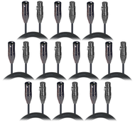 ProX XC-DMX10 10 Pack 10ft 3 Pin DMX Cable Male to Female Lighting DJ Equipments