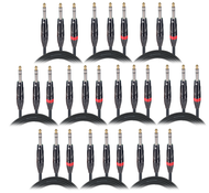 ProX XC-SYS05 5Ft TRS to Dual TRS Audio Cables High-Performance 10PC Pack