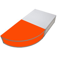 ProX XSA-2X2-8QR 2x2ft Quarter Round Acrylic Stage w/ Round side acrylic cover