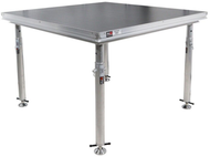 ProX XSQ-2X2MK2 StageQ MK2 2 x 2 Ft. Portable Stage, Height Adjustable from 28 to 48 in.