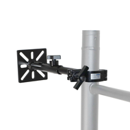 ProX XT-TC5LEDPABLK 10-13" LED Wall Mounting Plate to Extension 2" Pole Truss Clamp for Ground Stacking & Hanging