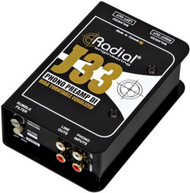 RADIAL J33 Active Turntable Preamp & DI Box combines 48V phantom DC power supply