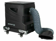 AMERICAN DJ ENTOUR ICE HIGH OUTPUT LOW-LYING TOURGRADE FOG MACHINE W FLIGHT CASE