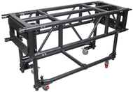 ProX XT-PRERIG5FTBLK 5' FT Pre-Rig Truss Segment with Removable Rolling Base System BLACK