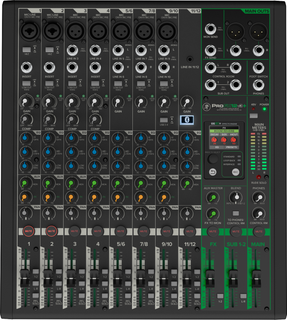 Mackie ProFX12v3+ 12-CH Analog Mixer w Enhanced FX, USB Bluetooh Recording Modes