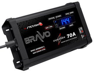 Stetsom BRAVO Charger 70A automatic BI-VOLT & smart charging system