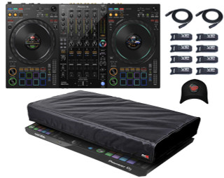 Pioneer DDJ-FLX10 4-CH Controller For Rekordbox & Serato DJ PRO + XB-DDJ1KCOVER