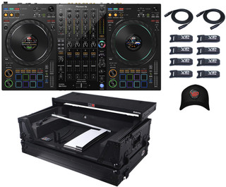 Pioneer DDJ-FLX10 4-CH Controller For Rekordbox & Serato DJ PRO + XS-FLX102UWLTBLLED