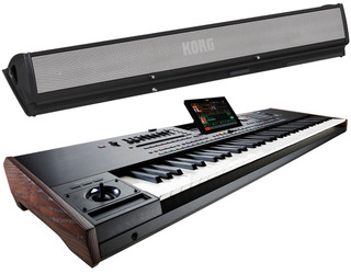 Korg PA5X76 76-Key Keyboard With Color Touch + PaAS MK2 Pa Amplification System