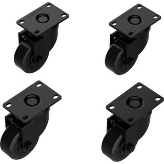 JBL ACK1 Universal Accessory Caster Kit for SRX900 Subwoofers stacks , Black