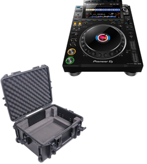 Pioneer CDJ-3000 RekordBox DJ Multi Player + ProX XM-CDHW Watertight Case with Handle & Wheels