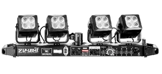 YORKVILLE	LP LED4X  4-Head LED Lighting System 4 Pods w/ 4x 14-Watt LEDs (Red, Green, Blue, White)
