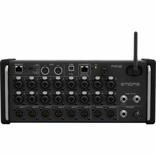 Midas MR18 digital mixer front panel