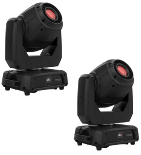 2x Chauvet DJ Intimidator Spot 360X LED Moving Head 100W DJ LED Effects Spot Light