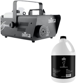 Chauvet DJ Hurricane 1600 High Output Fog Machine w/ DMX Control + QDF - Quick Dissipating Fog Fluid