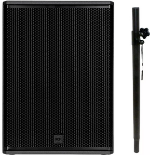 RCF SUB 8003-AS MK3 18" Powered Subwoofer 2200W with Internal DSP + ProX X-SPAM20 Subwoofer Pole