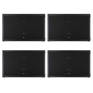 4x RCF SUB 8006-AS DJ / House of worship / Live Sound Dual 18" Active High Power Subwoofer With DSP 5000W