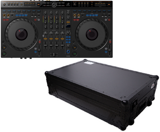 AlphaTheta DDJ-GRV6 DJ controller w/ Groove Circuit & 4-channel mixer + ProX XS-DDJFLX10WLTBLLED Case (MINT)