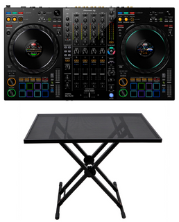 Pioneer DDJ-FLX10 4-Channel Controller For Rekordbox & Serato DJ Pro + ProX X Stand & Table Top