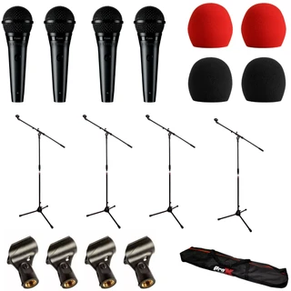 Shure PGA58-LC  6-pack setup