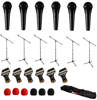 Shure PGA58-LC Bundle 6-pack setup