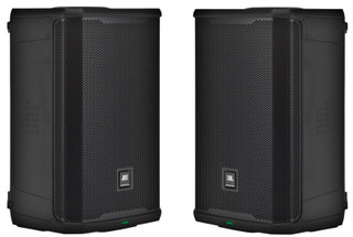 2x JBL PRX908 angle powered PA speaker