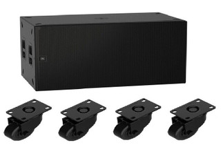 JBL SRX928S Dual 18" DJ/PA Powered Subwoofer 1100 Watts + JBL ACK1 Casters MINT