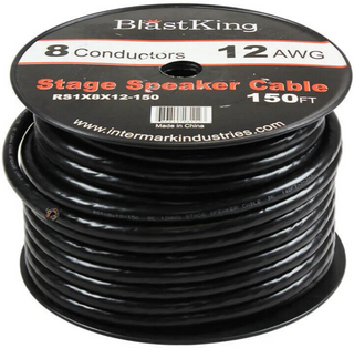 Blastking RS1X8X12 speaker cable spool