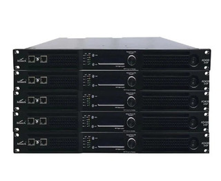 Stacked Admark AD420DSP amplifiers