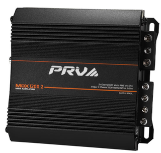 PRV Audio MDX1200.2 1 Ohm MINI 2Channel Car Audio Compact Amplifier 2 x 600Watts