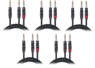 Pro sound TS cable 5 pack