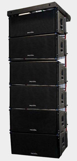 6 pack Admark A12A line array front angle  4Ohm speaker view