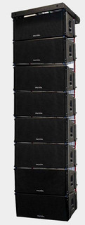 8x Admark A-12A Double Waterproof Powered Line Array Speaker W/built-in DSP 4ohm