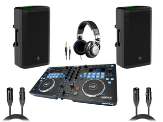 Mackie Thrash212 speakers DJ PA setup