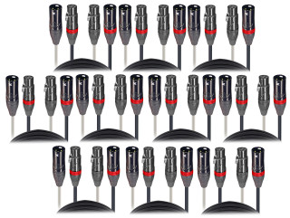 ProX XC-DXLR05 5-Ft dual XLR studio cable