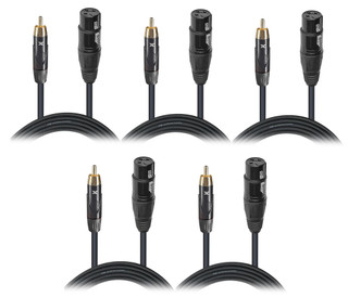 ProX XC-RXF05  studio XLR cable  5pack