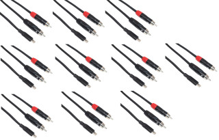 USB-C to dual RCA audio cable Bundle